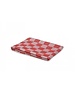 Wecoline Theedoek geblokt 100% katoen rood wit