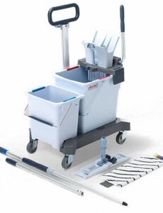 Vileda UltraSpeed Pro Double Bucket Ready-to-Go 25/8L