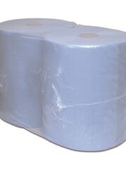 Euro Products Industriepapier Cellulose blauw 2 laags - 380 meter