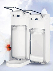  Dispenser Universele met Armbeugel en fles 1000ml.