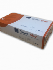 Abena Handschoen Vinyl CAT III - poeder vrij Clear M  100 st.