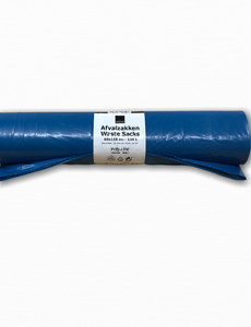 Poly-Line Afvalzakken T60 LDPE 80 x 110 cm. 130L Blauw