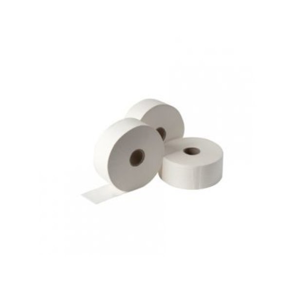 Abena Toiletpapier Wit Recycle 2-laags Jumbo Maxi pak à 6 rollen