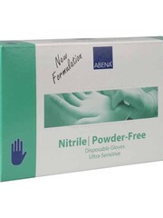Abena Handschoen Nitrile CAT I - poeder vrij S Blauw 100 st.