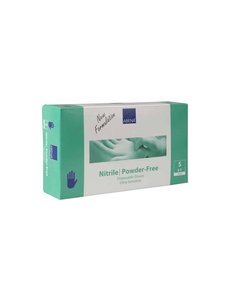 Abena Handschoen Nitrile CAT I - poeder vrij S Blauw 100 st.