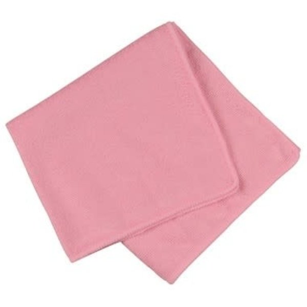Abena Microvezeldoek dun 40 x 40 cm. Roze/Rood pak à 20 st.