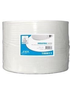 Euro Products Industriepapier cellulose 1 laags - 460 meter 2 stuks