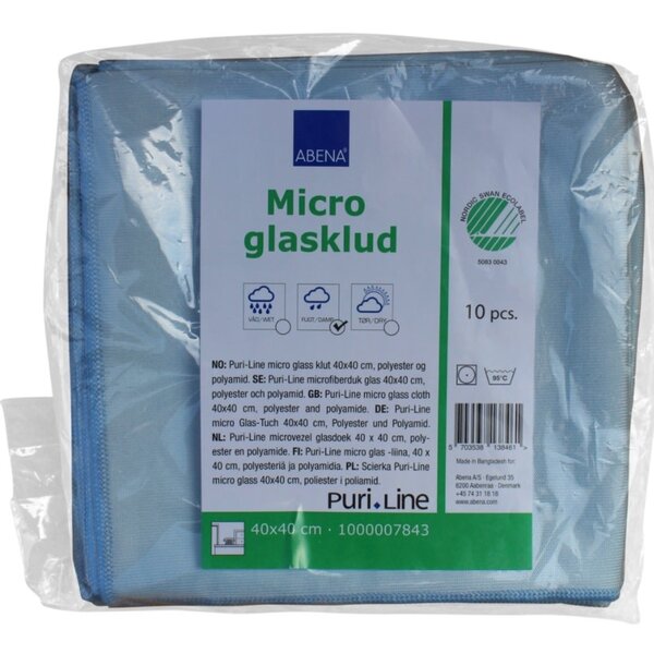 Abena Microvezel Glasdoek, Blauw