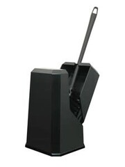 Euro Products Euro Pearl Black toiletborstelhouder