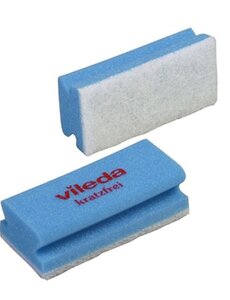 Vileda Schuurspons Blauw/Wit met Handgreep 10 st.