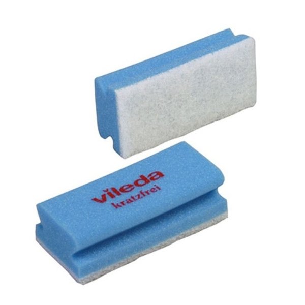 Vileda Schuurspons Blauw/Wit met Handgreep 10 st.