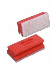 Vileda Schuurspons Rood/Wit met Handgreep 10 st.
