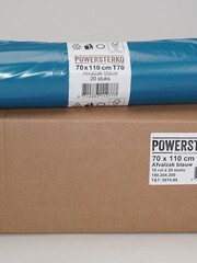 Powersterko Afvalzakken T70 LDPE 70 x 110 cm. 120L Blauw