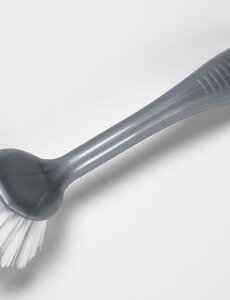  Afwasborstel nylon rond wit/grijs