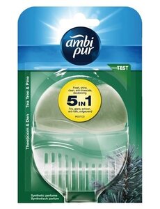 Ambi-Pur Flush toiletblok Tea Tree & Pine houder en vulling