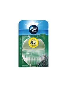 Ambi-Pur Flush toiletblok Tea Tree & Pine houder en vulling