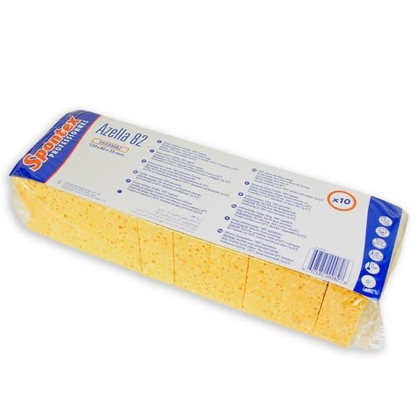 Spontex Azella Sponzen Azella 82 geel Pak 10 st.