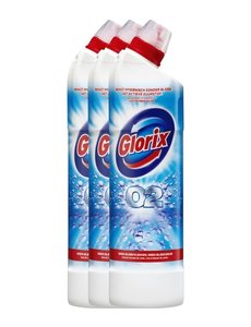 Glorix Glorix Toiletreiniger O2 750ml (krimp van 3 st.)