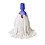 Minimop Spaans katoen 250g  steelverbinding blauw