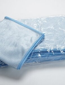  Microvezeldoek 40x40cm Blauw  280 g /m2 - pak á 25 st.