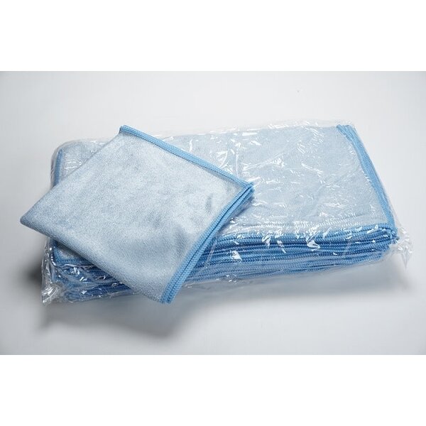 Microvezeldoek 40x40cm Blauw  280 g /m2 - pak á 25 st.