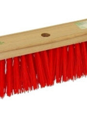  Straatbezem PVC Rood 35 cm.