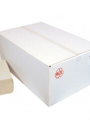 Euro Products Euro handdoek Z-vouw Natuurlijk  1lg. 25x23cm