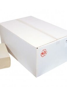 Euro Products Euro handdoek Z-vouw Natuurlijk  1lg. 25x23cm