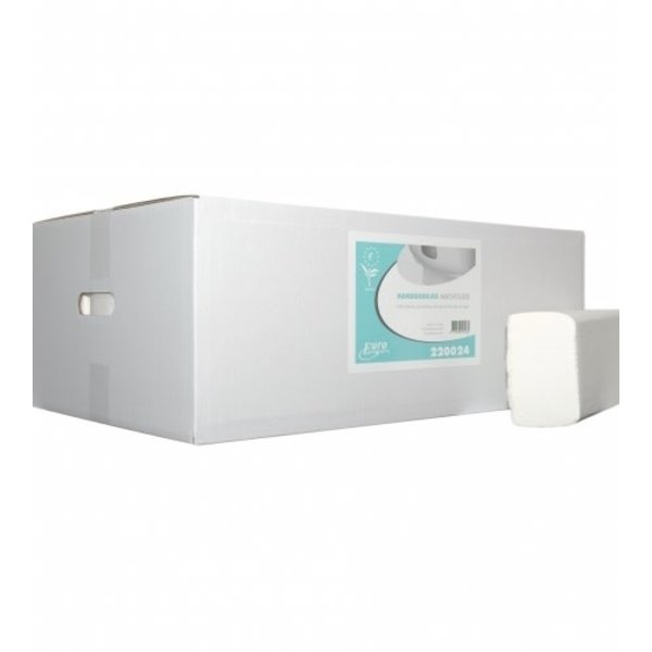 Euro Products Euro handdoek multifold cellulose wit 2lgs 24x20.6cm
