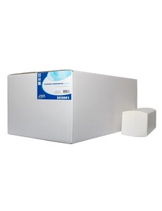 Euro Products Euro handdoek Z-vouw cellulose wit doorspoelbaar 2lg. 25x21,5cm