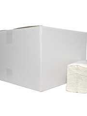 Euro Products Euro handdoek C-vouw cellulose wit 2lgs 31x25cm