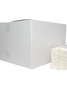 Euro Products Euro handdoek C-vouw cellulose wit 2lgs 31x25cm