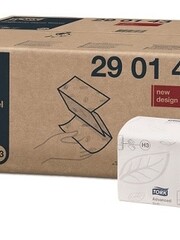 Tork Tork Z-vouw handdoek H3 Geavanceerd wit 2lg. 26x23cm