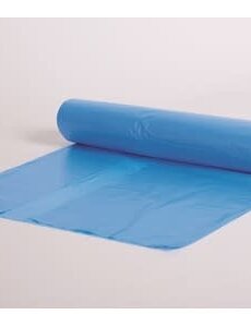 Powersterko Afvalzakken T50 LDPE 70x110cm Blauw 120L  Rol á 20 st.