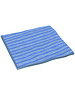 Clean and Clever Microvezeldoek 40x40cm blauw gestreept p/st.