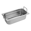 CaterChef GN bak 1/3 - 100 mm rvs met grepen Heavy Duty