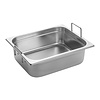 CaterChef GN bak 1/2 - 100 mm rvs met grepen Heavy Duty