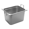 CaterChef GN bak 1/2 - 200 mm rvs met grepen Heavy Duty