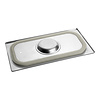 CaterChef GN deksel 1/3 rvs met siliconen afdicht rand Heavy Duty