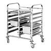 CaterChef Regaalwagen 1/1 GN - 2x6 regalen