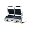 Hendi Contactgrill (geribd/glad) dubbel