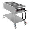 Max Pro Bain-marie wagen 3x 1/1 GN