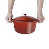Vogue Braadpan rond 4 liter rood