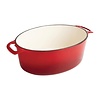 Vogue Braadpan ovaal 5 liter rood