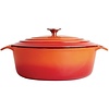 Vogue Braadpan ovaal 5 liter oranje