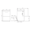 Elettrobar Vaatwasser Fast 60M | 230V | 50x50 cm