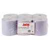 Jantex Handdoekrol blauw 1-laags - 6 stuks