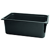 CaterChef GN bak 1/1 - 200 mm zwart polycarbonaat