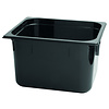 CaterChef GN bak 1/2 - 200 mm zwart polycarbonaat