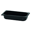 CaterChef GN bak 1/3 - 65 mm zwart polycarbonaat